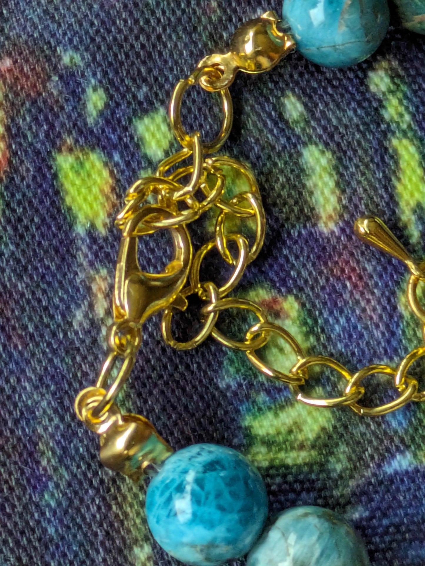 Green and Yellow Aventurine BOHO Bracelet - Orion's Oasis Designs