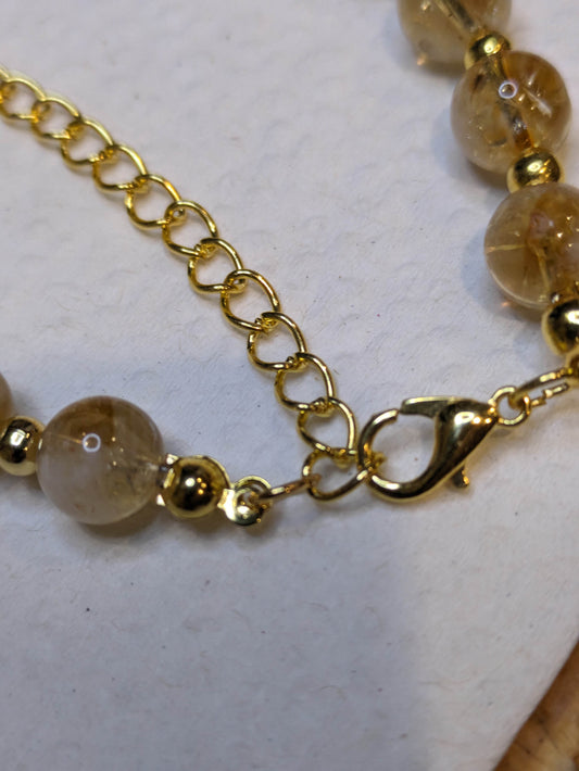 Citrine BOHO Bracelet for Him or Her - Orion's Oasis Designs