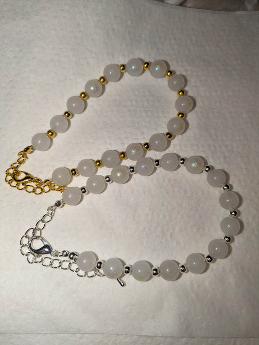 Rainbow Moonstone BOHO Bracelet - Orion's Oasis Designs