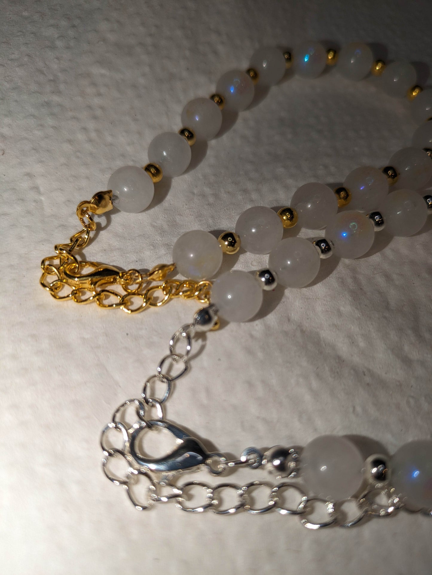 Rainbow Moonstone BOHO Bracelet - Orion's Oasis Designs