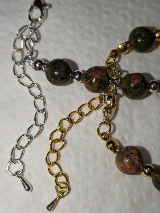Unakite BOHO Bracelet - Orion's Oasis Designs