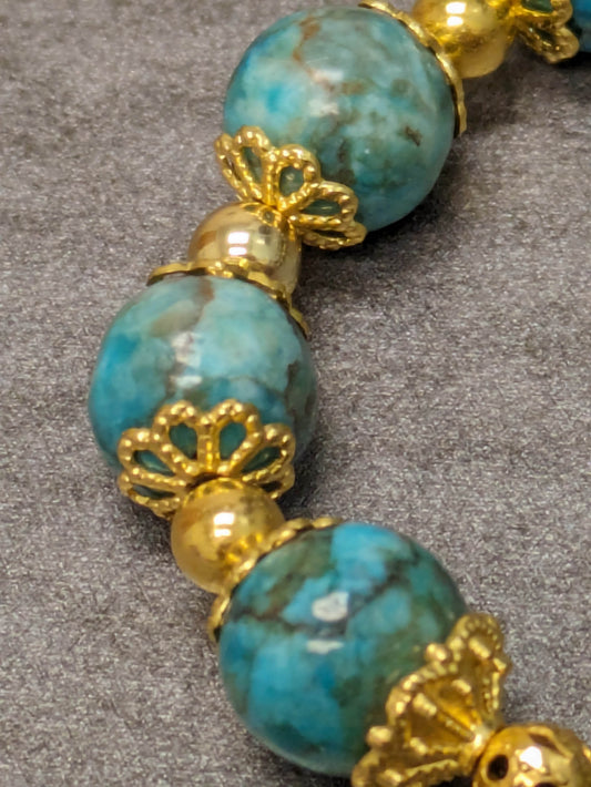 South African Turquoise BOHO Bracelet - Orion's Oasis Designs