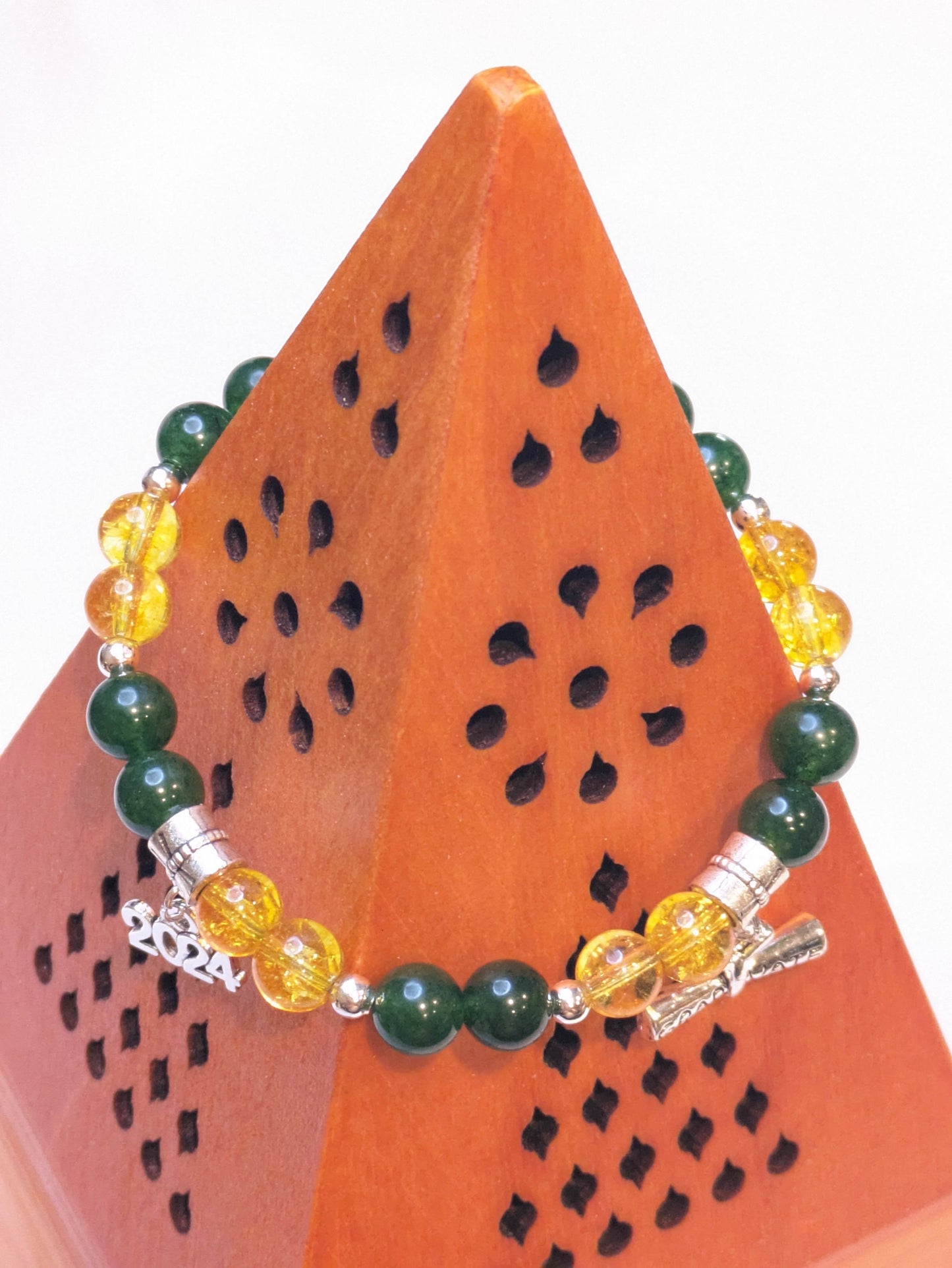 Graduation Custom Bracelet Your School Colors Ages 6 years and above, Girls, and Boys - Orion's Oasis Designs