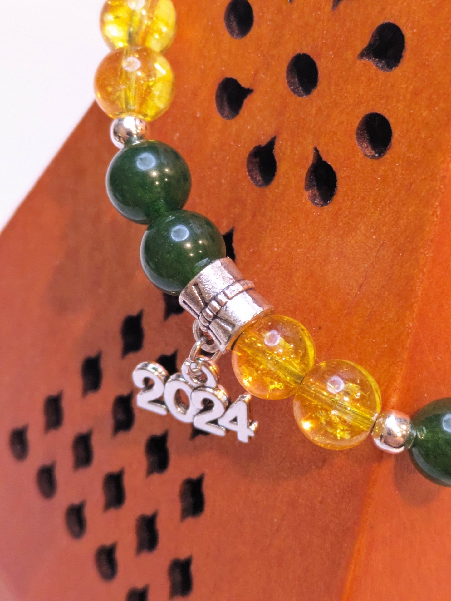 Graduation Custom Bracelet Your School Colors Ages 6 years and above, Girls, and Boys - Orion's Oasis Designs