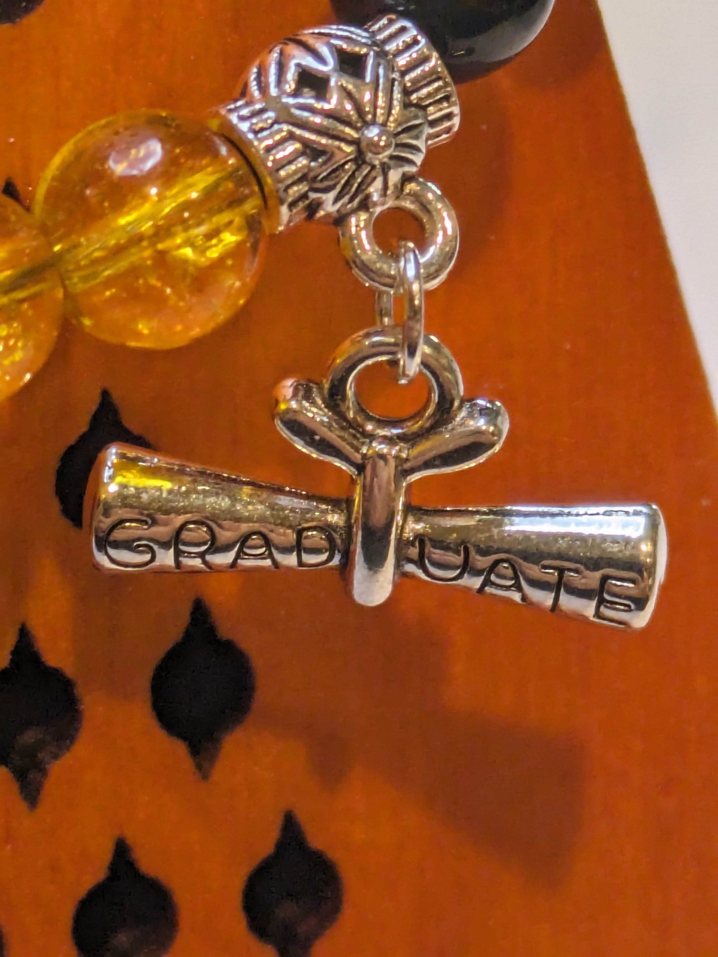 Graduation Custom Bracelet Your School Colors Ages 6 years and above, Girls, and Boys - Orion's Oasis Designs