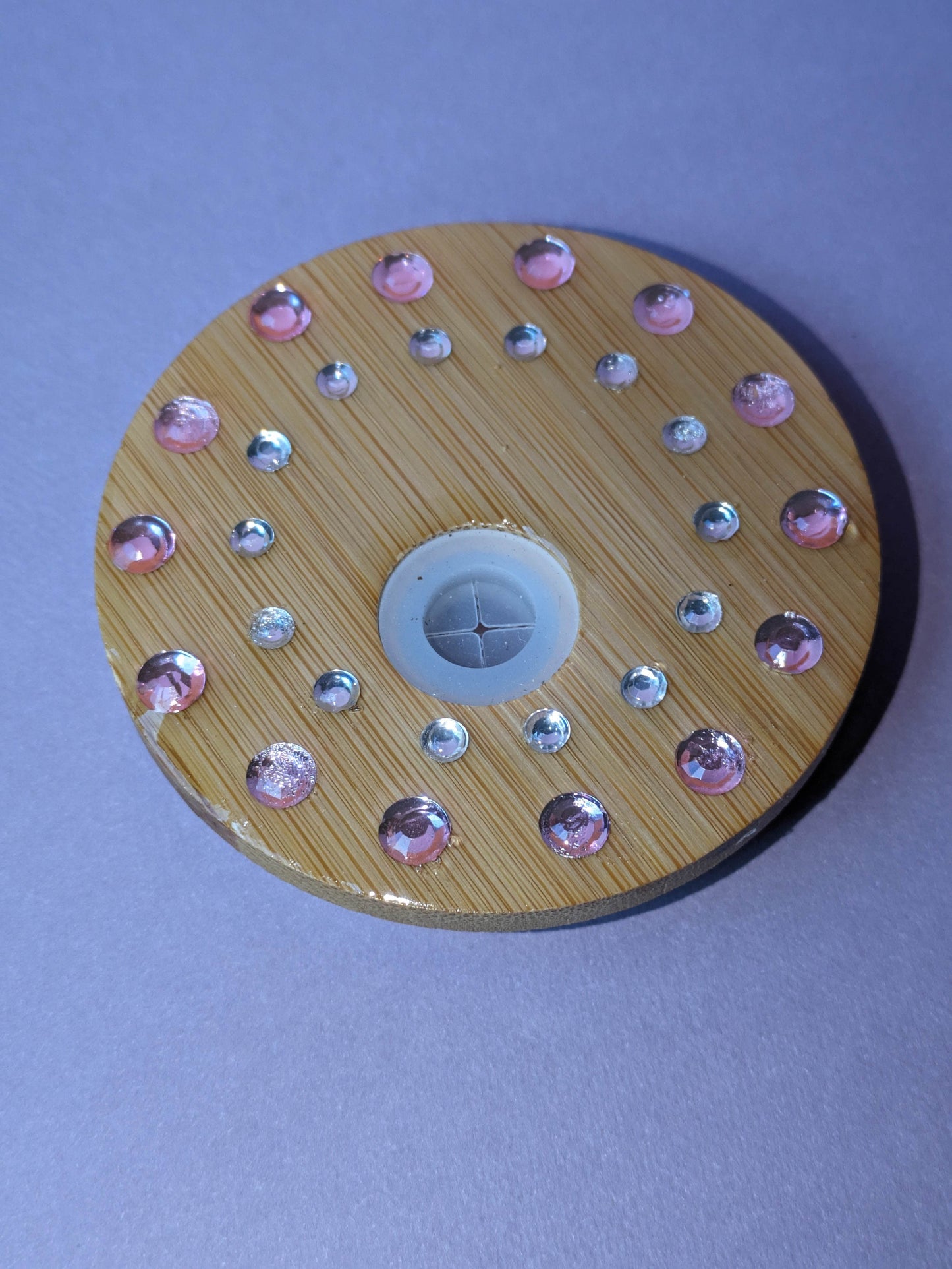 Pink/Silver Lid for Libby Cup - Orion's Oasis Designs
