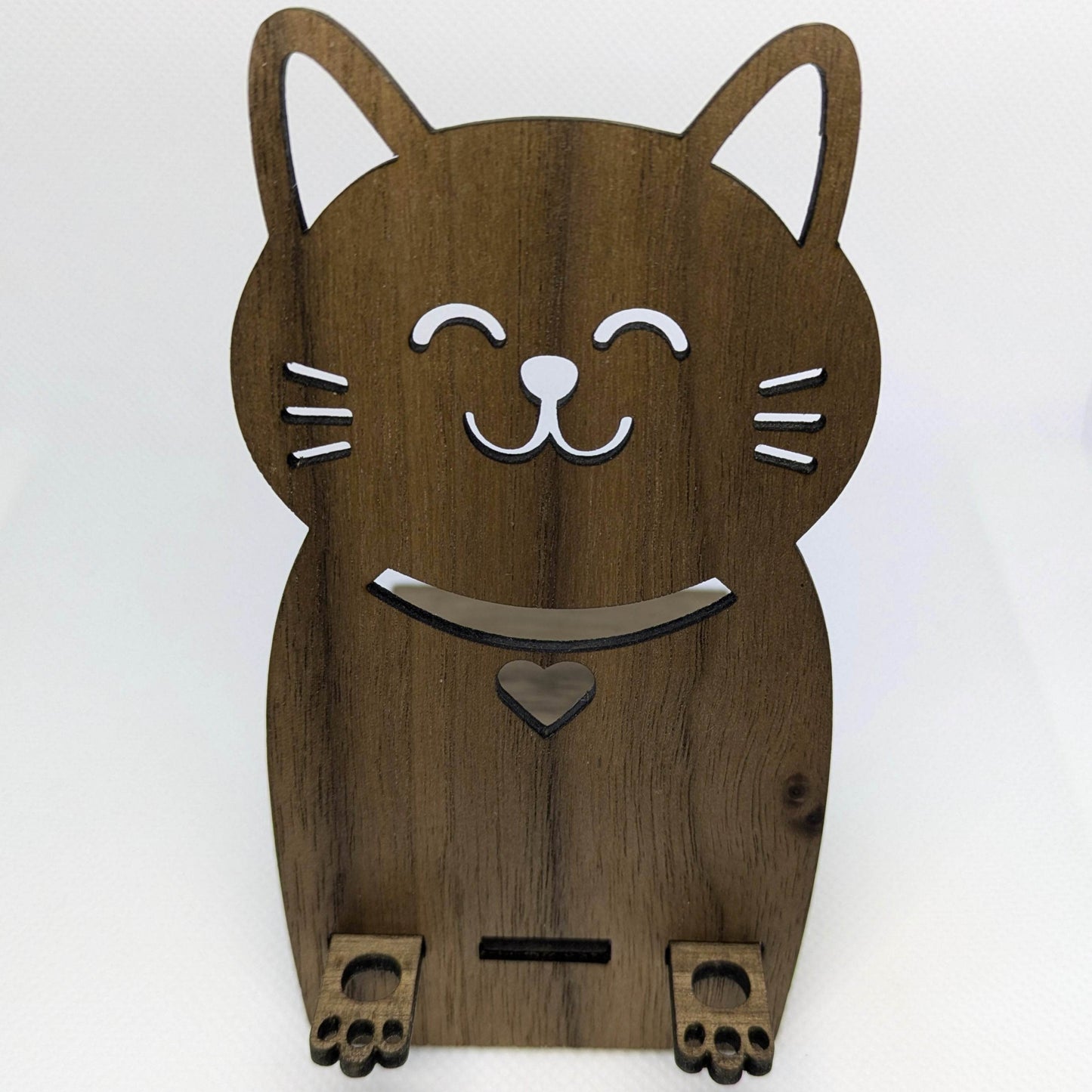 Kitty Cat Phone Holder - Orion's Oasis Designs
