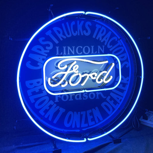 Carstucks Tractors Bezoekt Onzen Dealer Lincoln Forddson Ford Neon Signs Light
