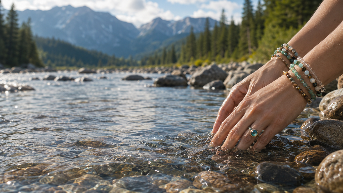 A graceful little guide to gemstone jewelry and water, oh my.