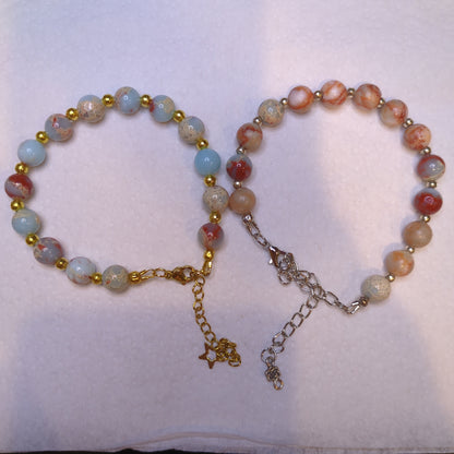 Imperial jasper BOHO Bracelet