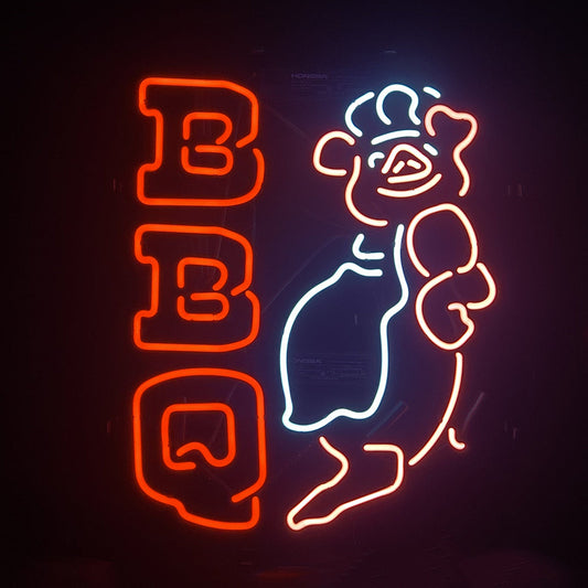 BBQ Pig Chefs Neon Signs