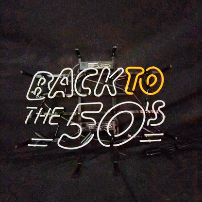 Back to The 50's Neon Light Signs
