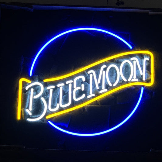 Blue Moon Beer Neon Light Sign