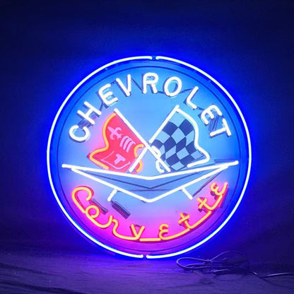 Chevrolet Corvette Auto Car Neon Signs