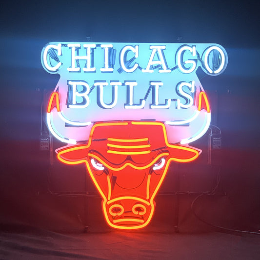 Chicago Bulls Logo Neon Signs Light