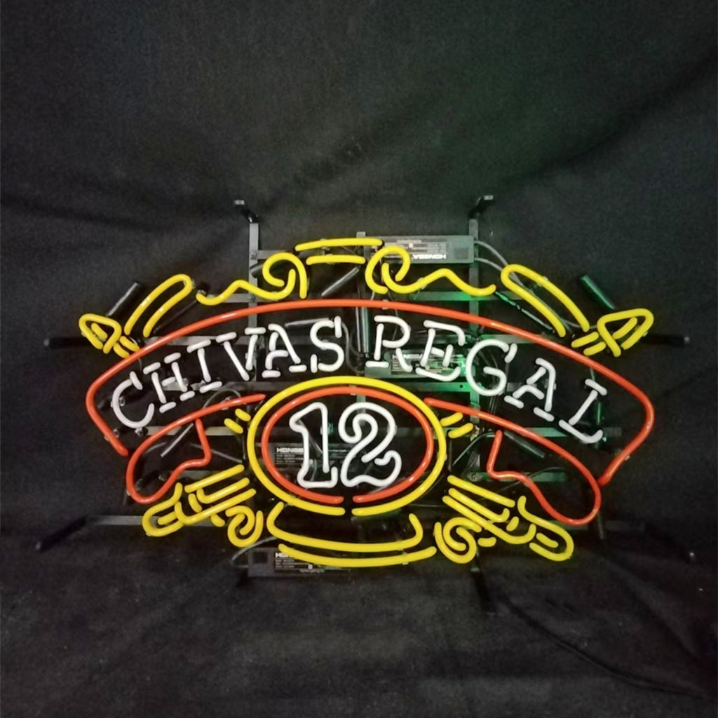 Chivas Regal 12 Whiskey Neon Signs