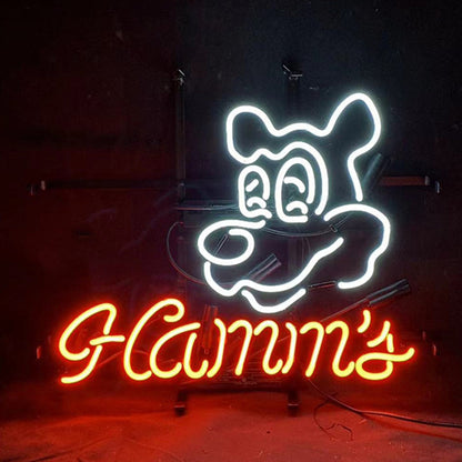 Hamm's Beer Bear Neon Signs Light