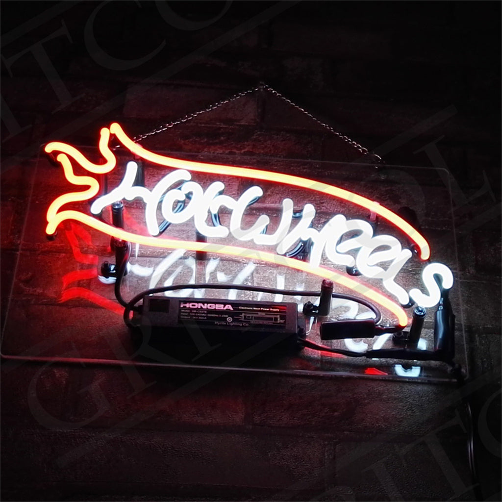 Hot Wheels Neon Sign