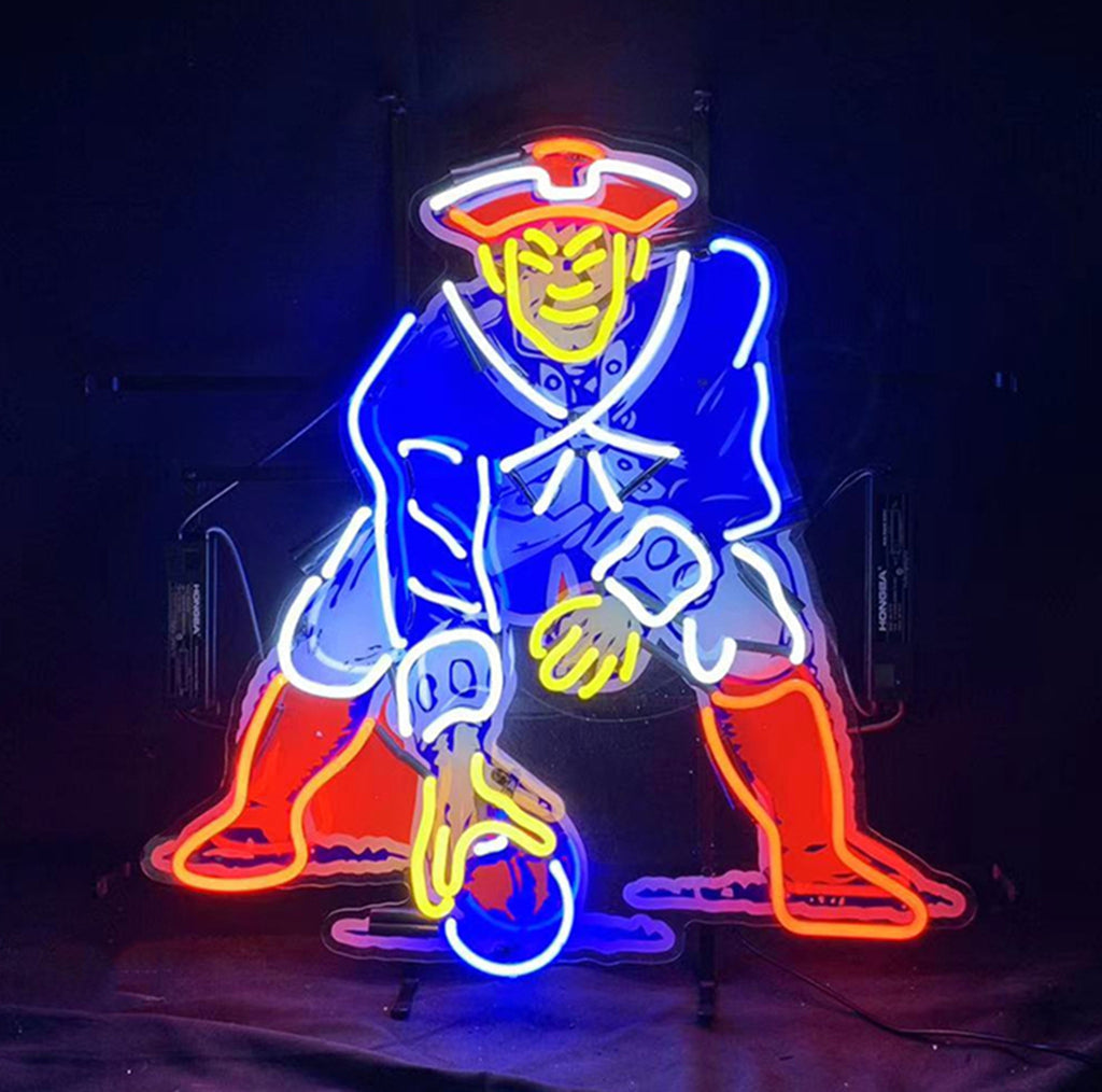 NFL New England Patriots Sport Team Neon Sign Light