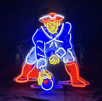 NFL New England Patriots Sport Team Neon Sign Light