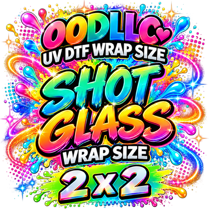 UV DTF Transfer Sticker Sheet, Sizes Up to 11.75" x Up to 26"