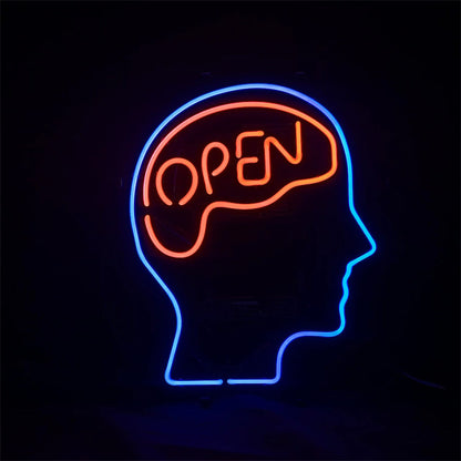 Open Mind Neon Light Sign