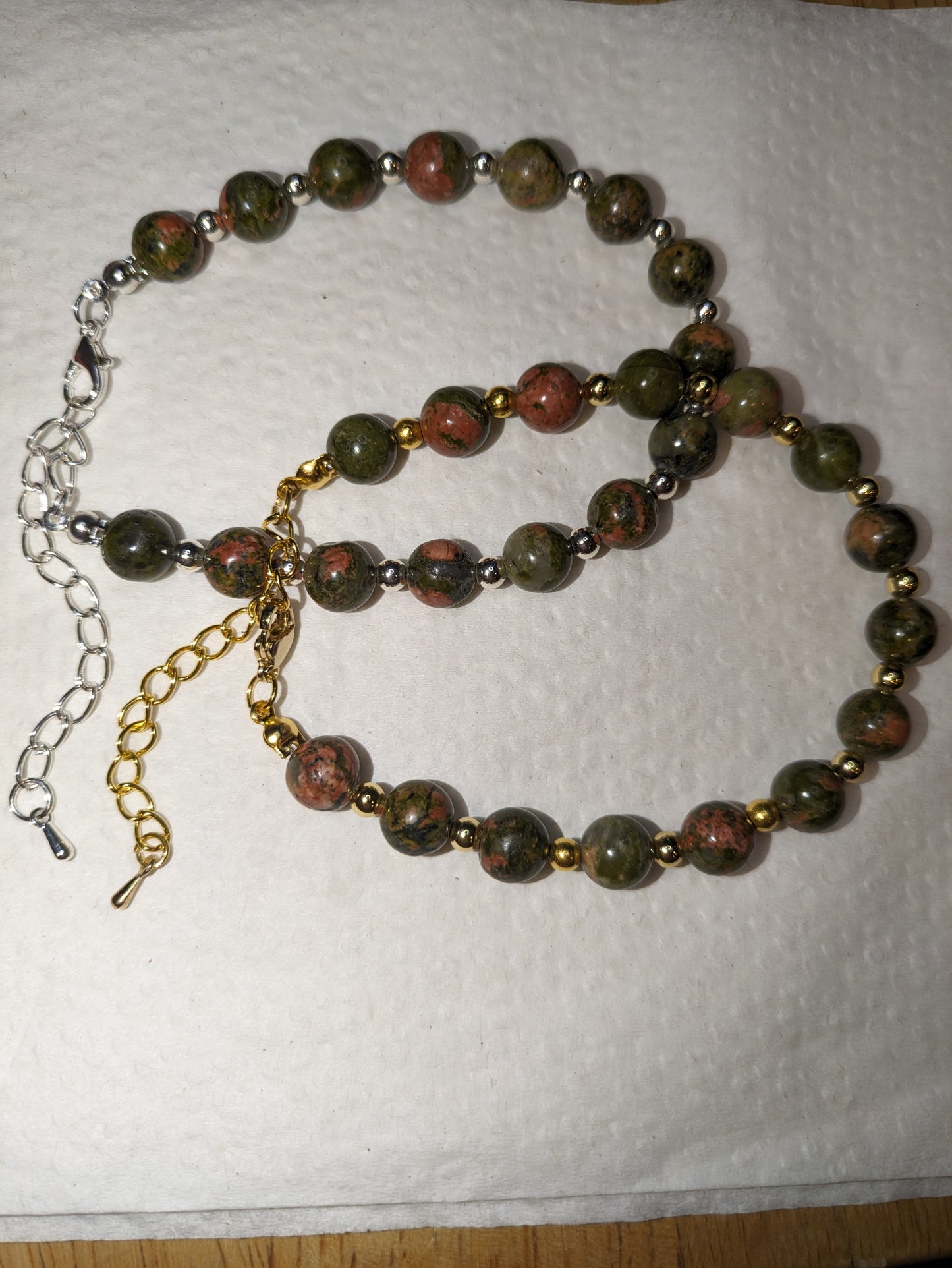 Unakite BOHO Bracelet