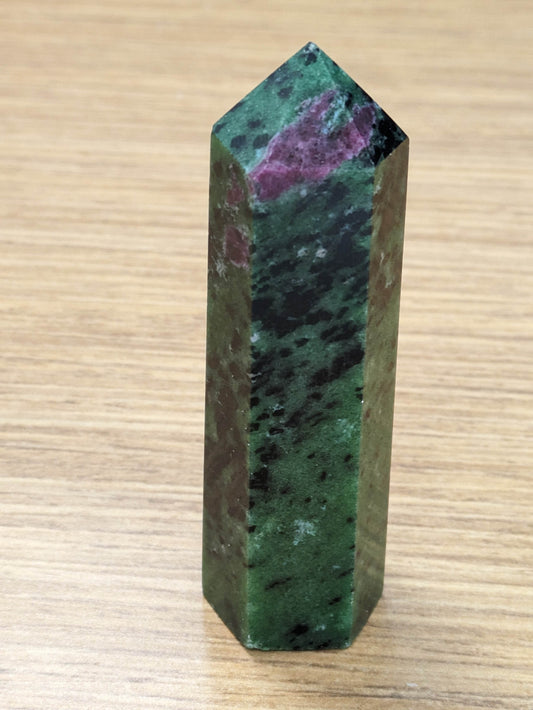 Ruby in Zoisite Tower – One-of-a-Kind Beauty - Orion's Oasis Designs 