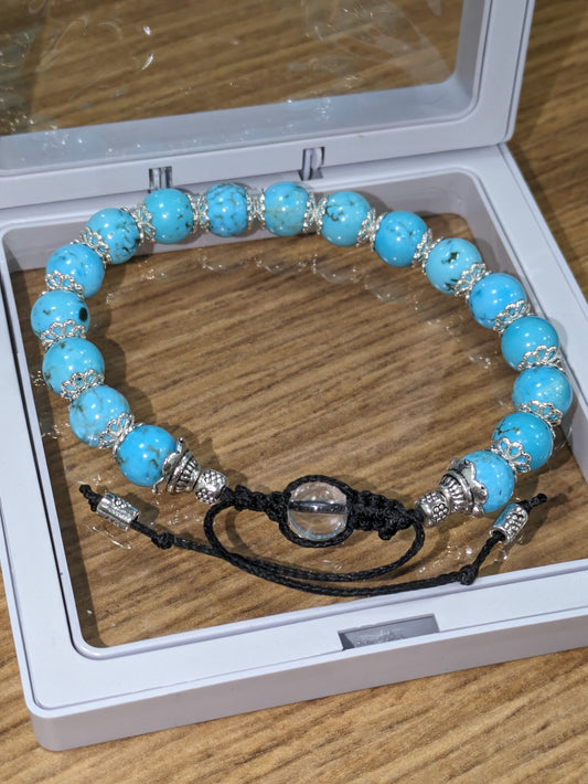 Silver Turquoise BOHO Bracelet