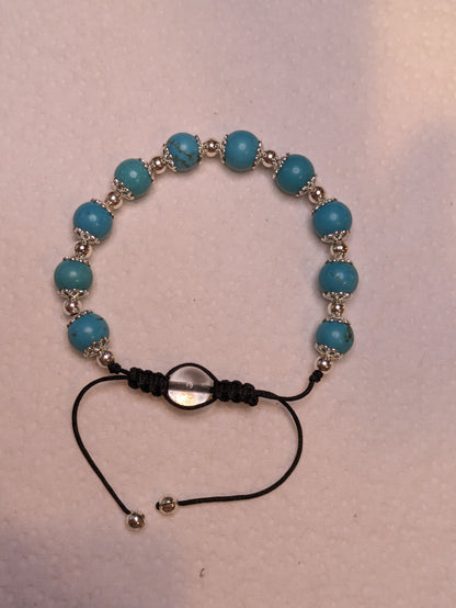 Silver Turquoise BOHO Bracelet