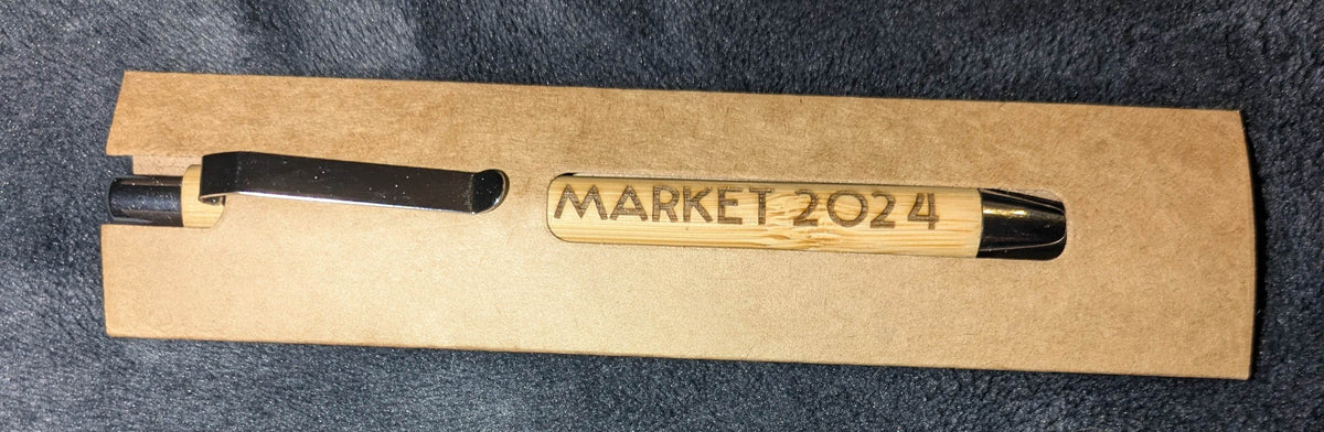 Custom Laser Engraved Bamboo Pens – Orion's Oasis Designs