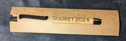 Custom Laser Engraved Bamboo Pens