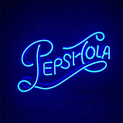 Pepsi Cola Font Neon Signs