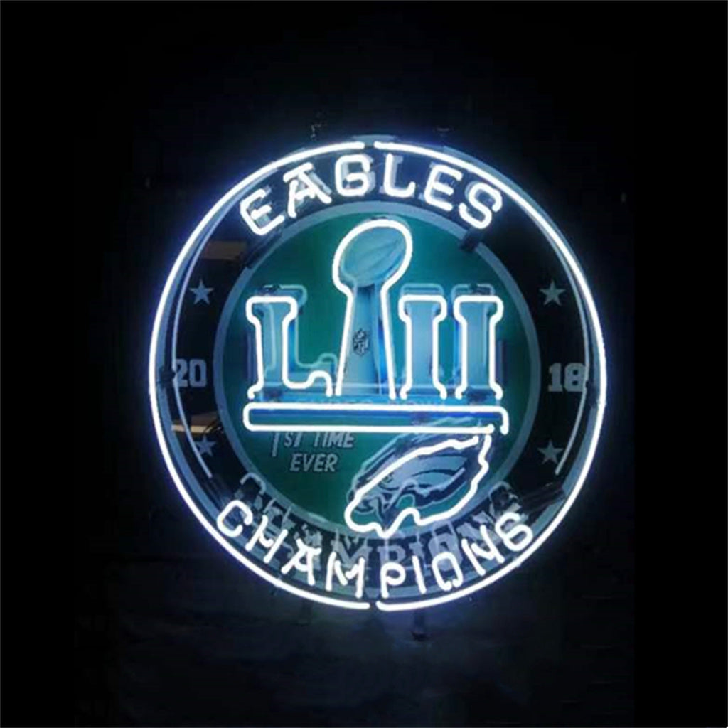 Philadelphia Eagles 2018 Champions Cup Neon Signs