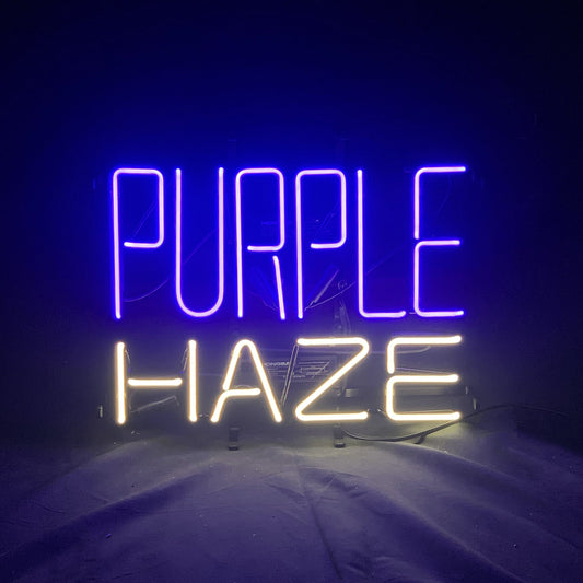 Purple Haze Beer Neon Sign Light