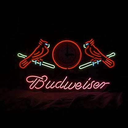 St. Louis Cardinals with Budweiser Neon Signs Light