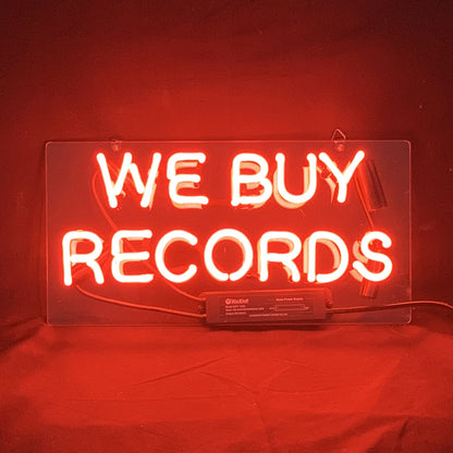 We Buy Records Neon Light Sign