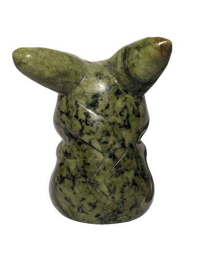 Green Jade Pikachu Carving