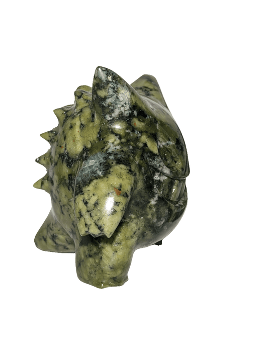 Green Jade Gengar Carving - Orion's Oasis Designs 