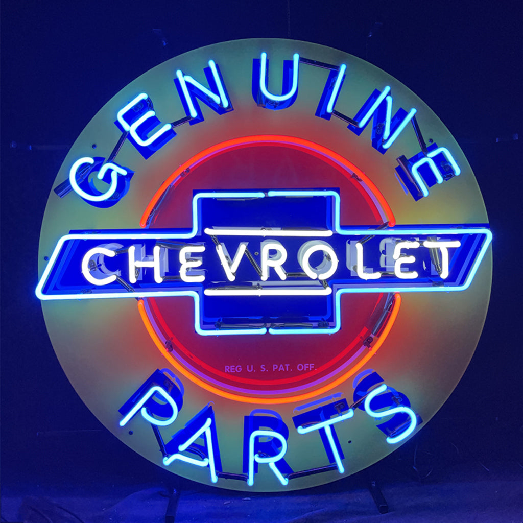 Genuine Chevrolet Parts Neon Signs
