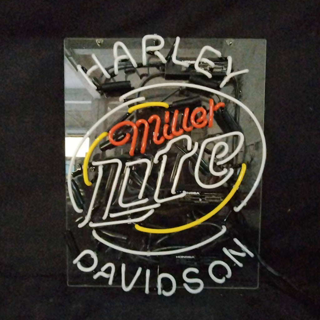 Harley Davidson Miller Lite Neon Signs