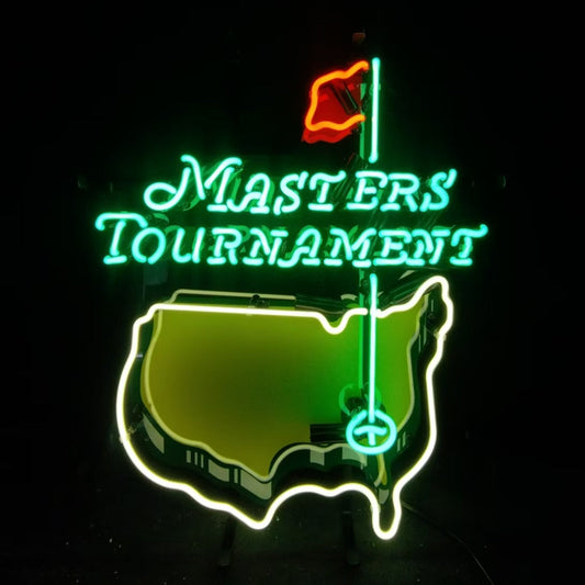 Masters Tournament Golf Logo Neon Signs Light