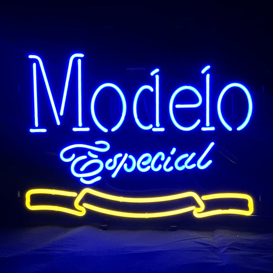 Cerveza Modelo Especial Beer Logo Neon Sign Light
