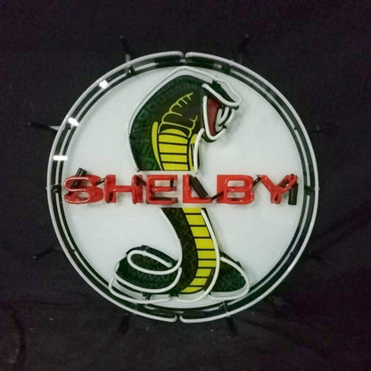 Shelby Cobra Car Logo Neon Signs