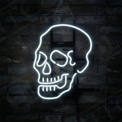 Skull Bone Shape Neon Ligh Sign
